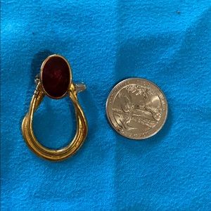 Vintage garnet pin.